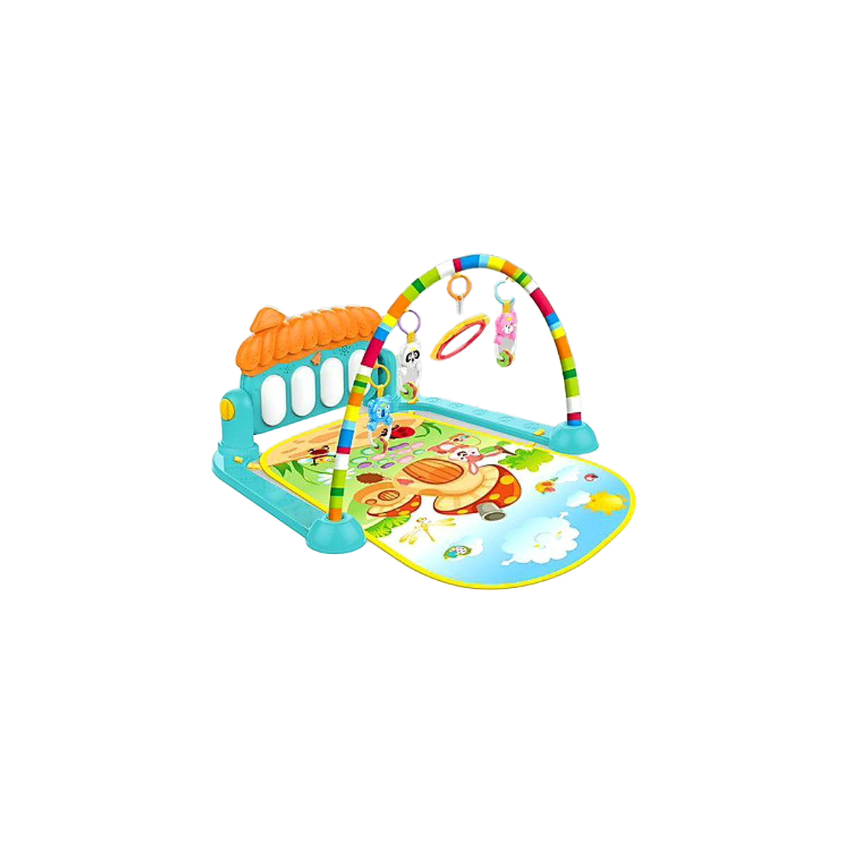 New Born Baby Activity Piano Fitness Gym Play Mat