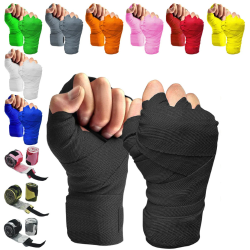Professional Boxing Hand Wraps – 3M/5M Elastic Wrist Support Bandages for MMA, Muay Thai, Kickboxing, and Gym Training – Breathable, Secure-Fit Hand Protection for All Fighters