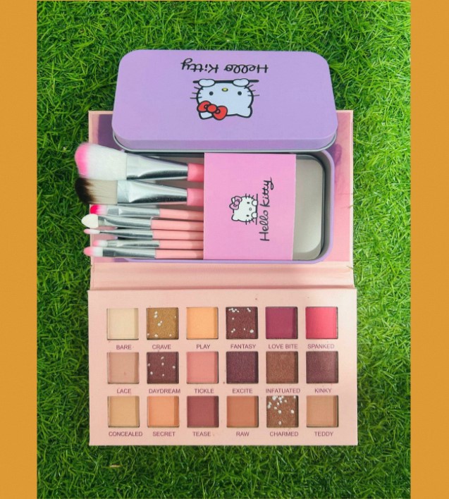 8 in 1 Ultimate Makeup Deal Eyeshadow Palette with Makeup Brushes Professional Eye Makeup Kit for Glamorous Looks, Blending & Shading