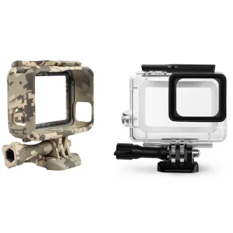 1 Pcs Housing Case For Gopro Hero 5 Camouflage Border Frame 1 Pcs Waterproof Housing For Gopro Hero 18 6 5 Buy Online At Best Prices In Pakistan Daraz Pk