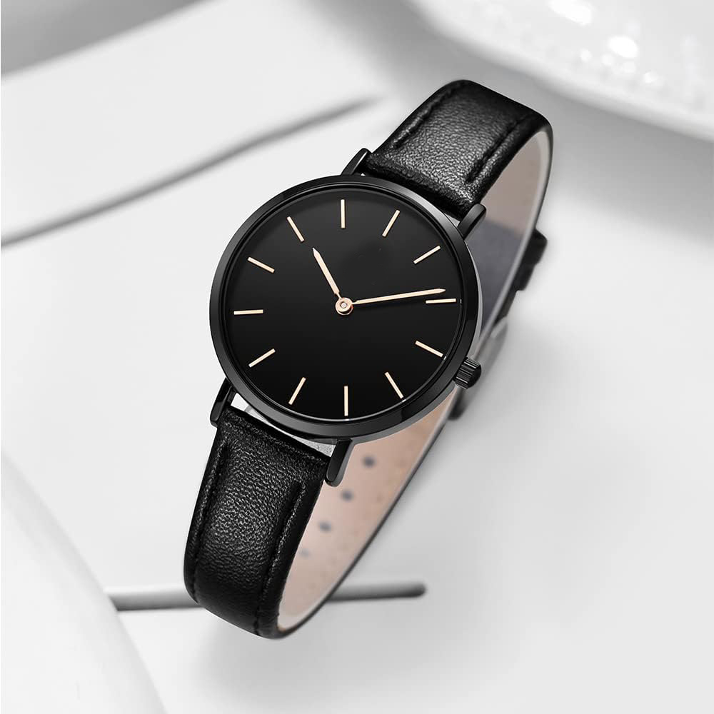 Women Luminous Watch Fashion Casual Leather Belt Watches Simple Ladies' Small Dial Quartz Clock Dress Wristwatches - Girls watch- Watch For Girls