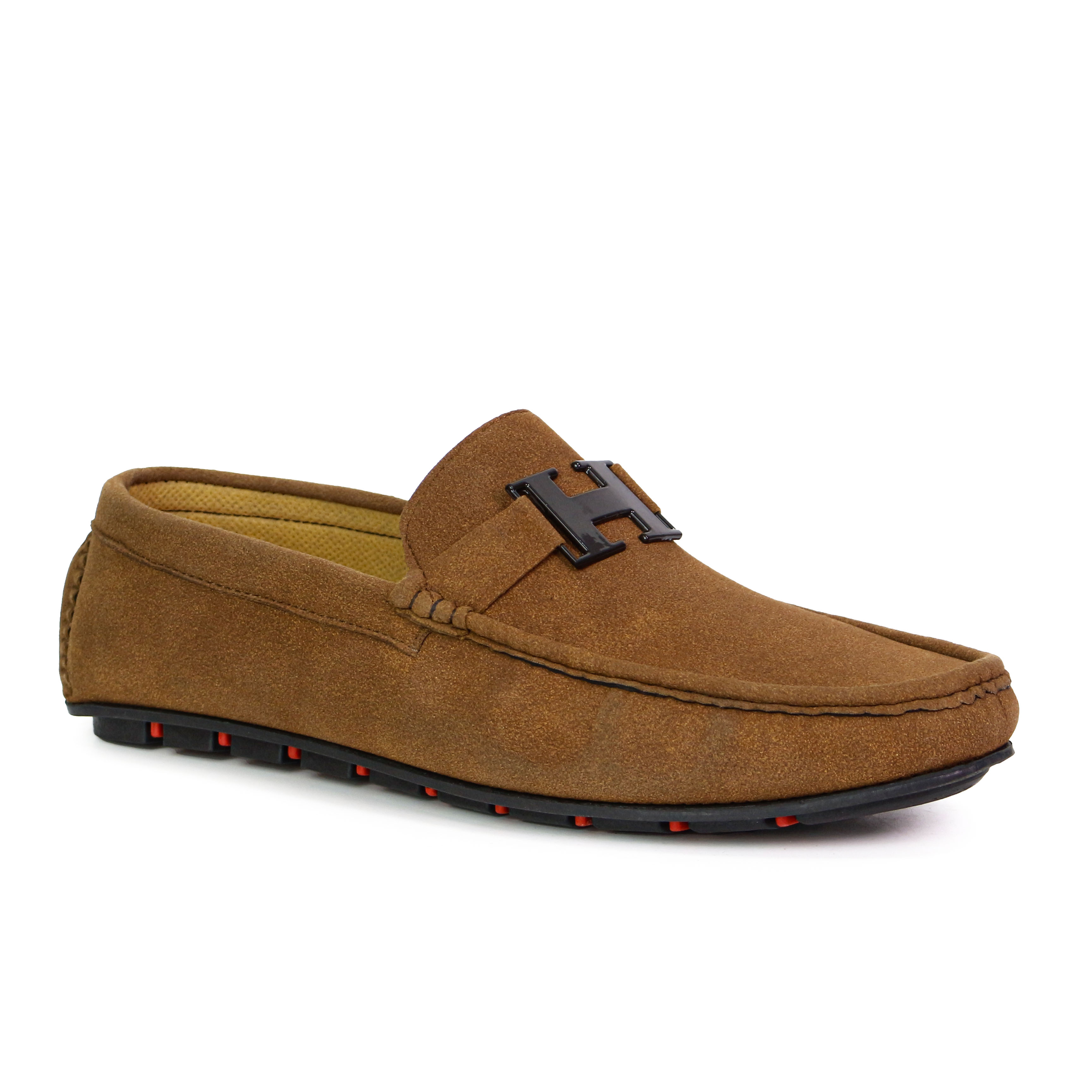NBH Loafer Shoes For Men - Non Slip Rubber-Sole Formal Shoes For Men - Office Shoes For Boys - Shoes In Suede Leather For Kamez Shalwar