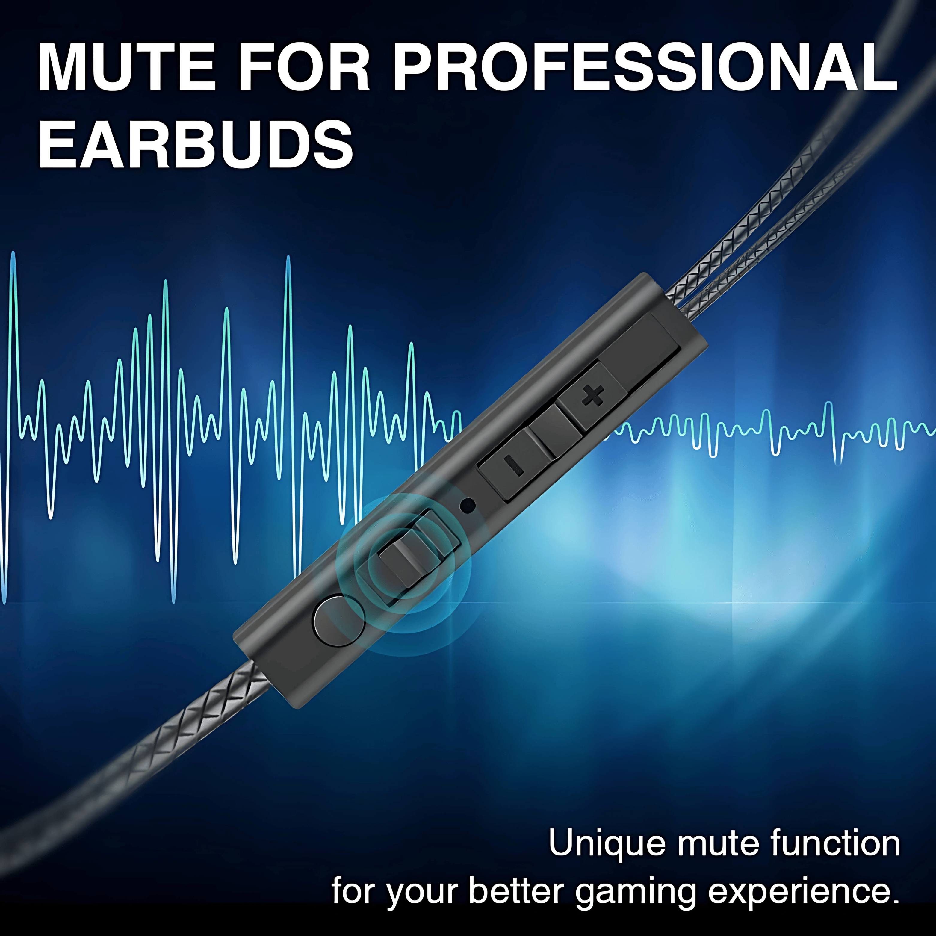 Gaming Handsfree with Dual & Detachable Mic | Wired Noise-Canceling In-Ear Gaming Earphones & Wired Gaming Earbuds | Gaming Headset & Headphones for Mobile, PC, PS4/PS5, Xbox, Switch | 3.5mm, Type-C, Lightning | Best for PUBG, COD, Free Fire, Fortnite