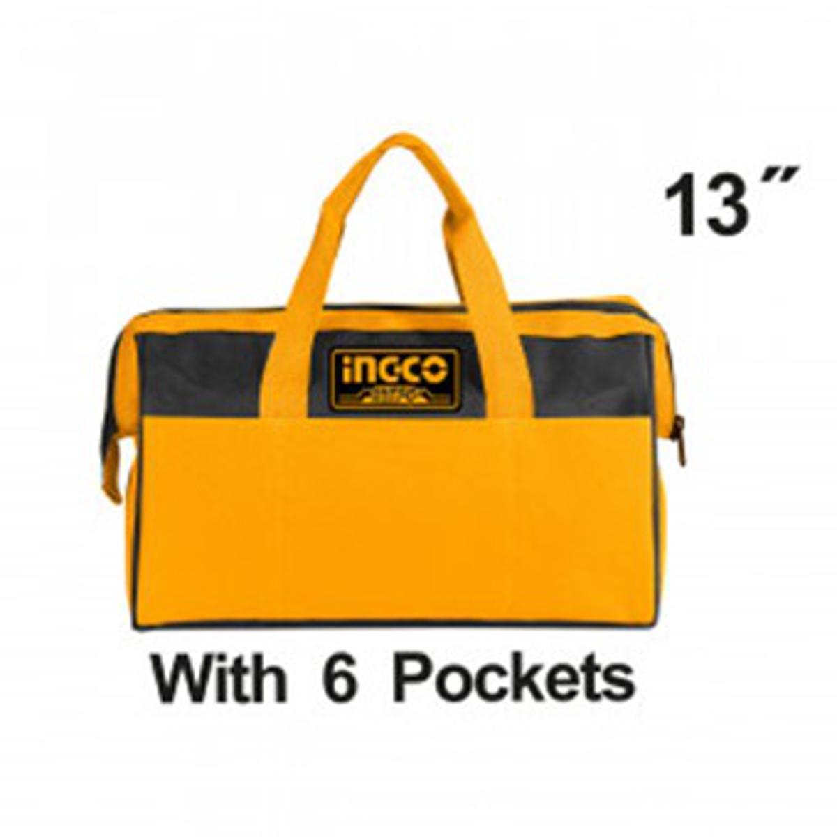 INGCO Tool Bag 13" With 6 Pockets
