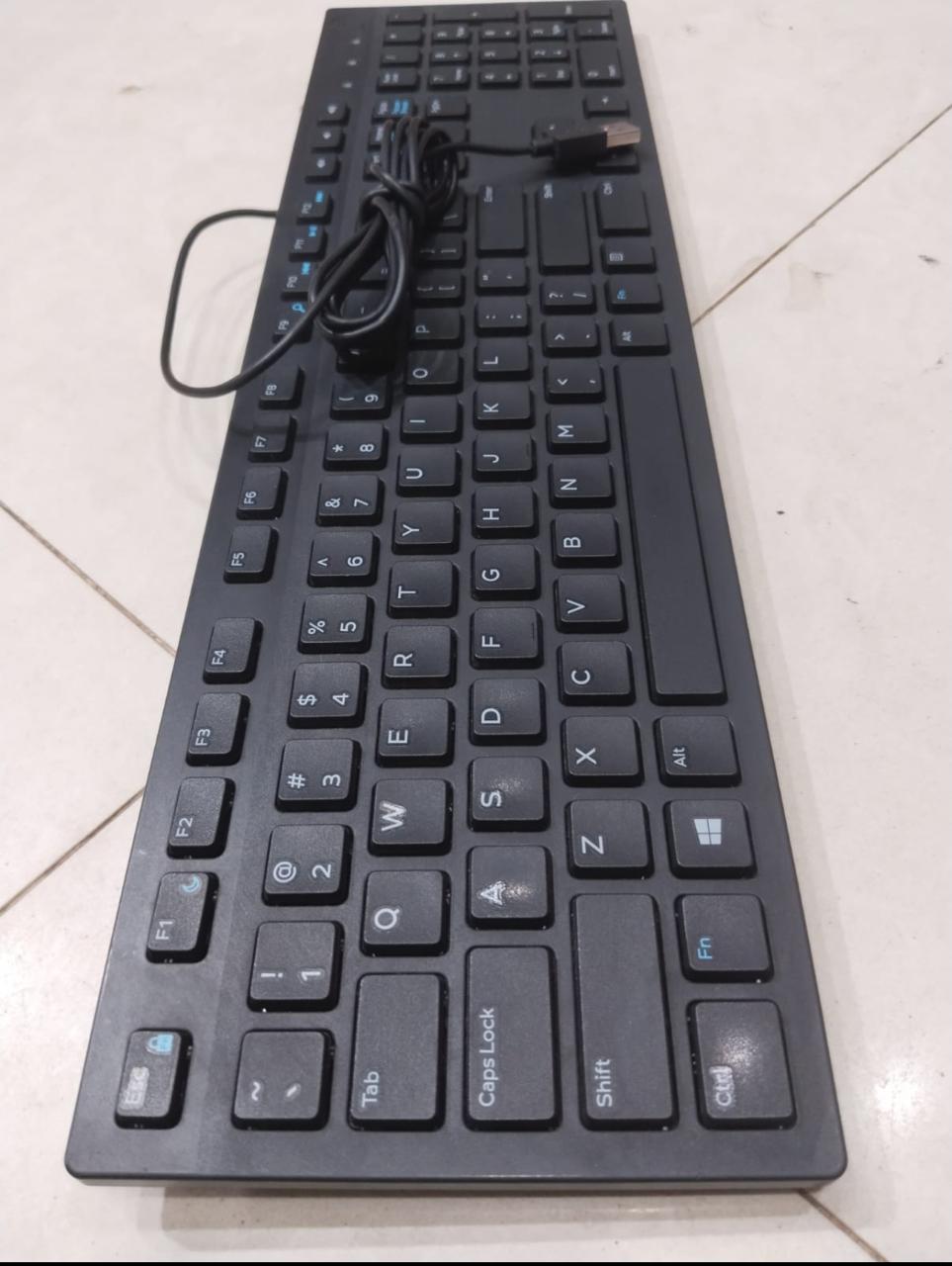 Multimedia Keyboard DELL KB216 KB USB wired  - US International (QWERTY) - Black