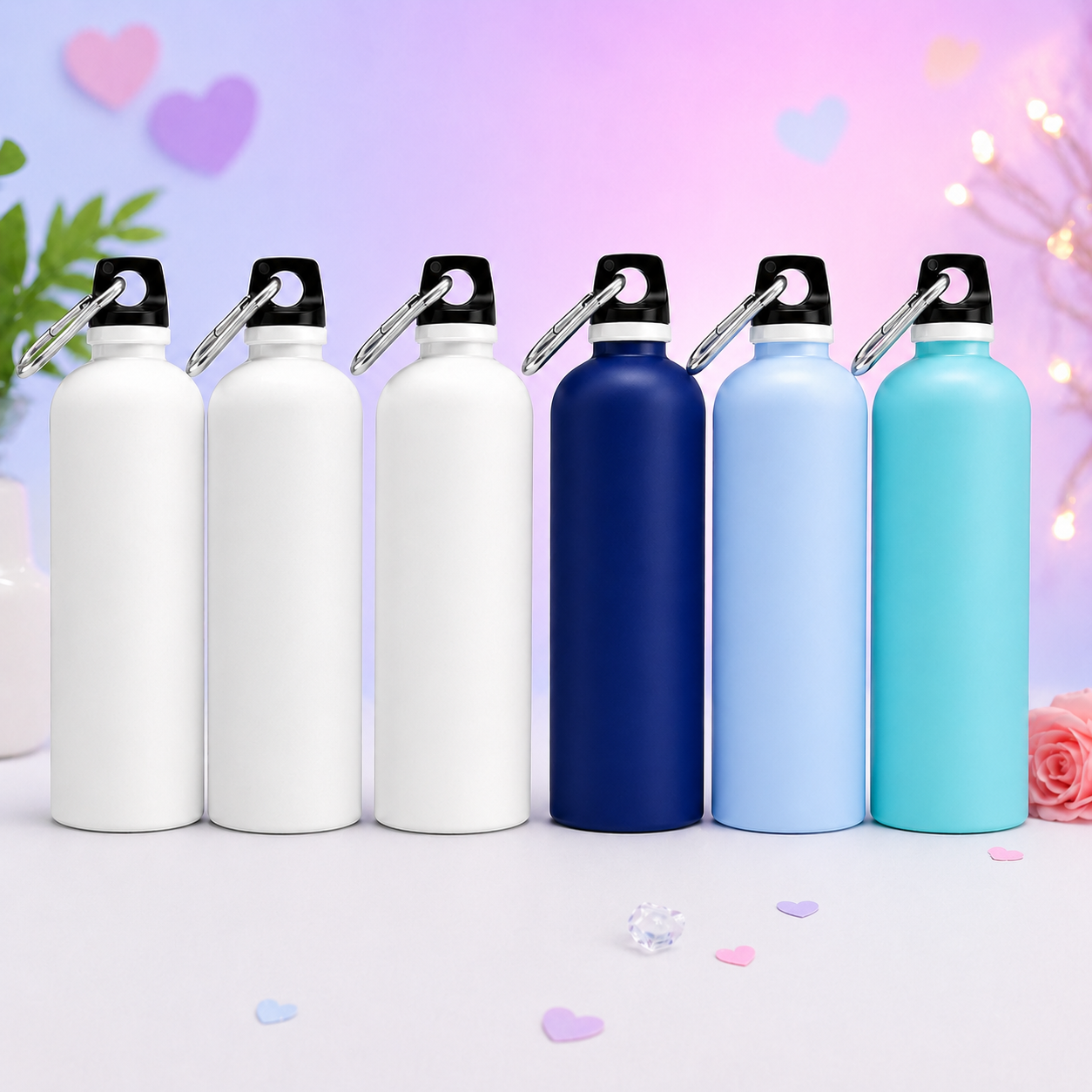 Water Bottle 1000ml Stainless Steel Hot and Cold Water Bottle Sports Bottle Steel Bottle Insulated Metal Bottle for School Office Gym