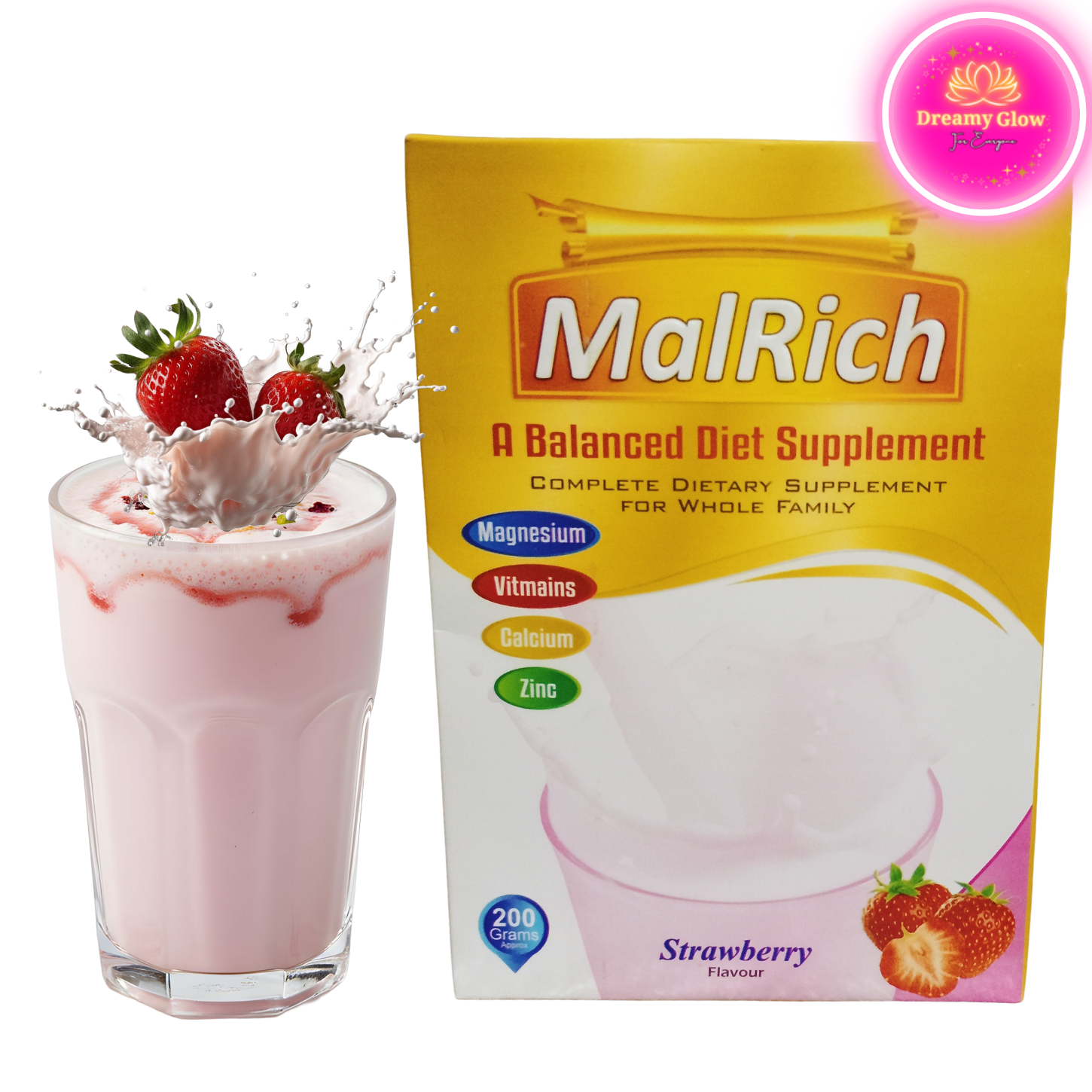 Malrich weight gain powder milk Malrich balanced diet supplement Powder milk Mlarich milk Malrich Powder Supports Healthy Growth Daily Energy Boost with Malrich Powder Daily Energy Boost with Malrich Powder Malrich Weight Gain Powder Milk 200 gram