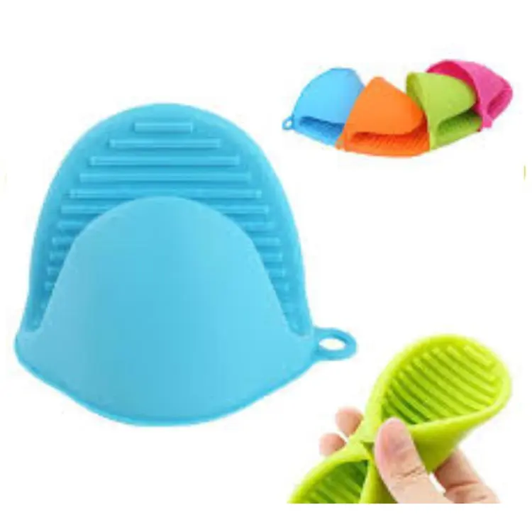 Small Kitchen Mittens Rubber Mitts Pinch Grip For Cooking And Baking 