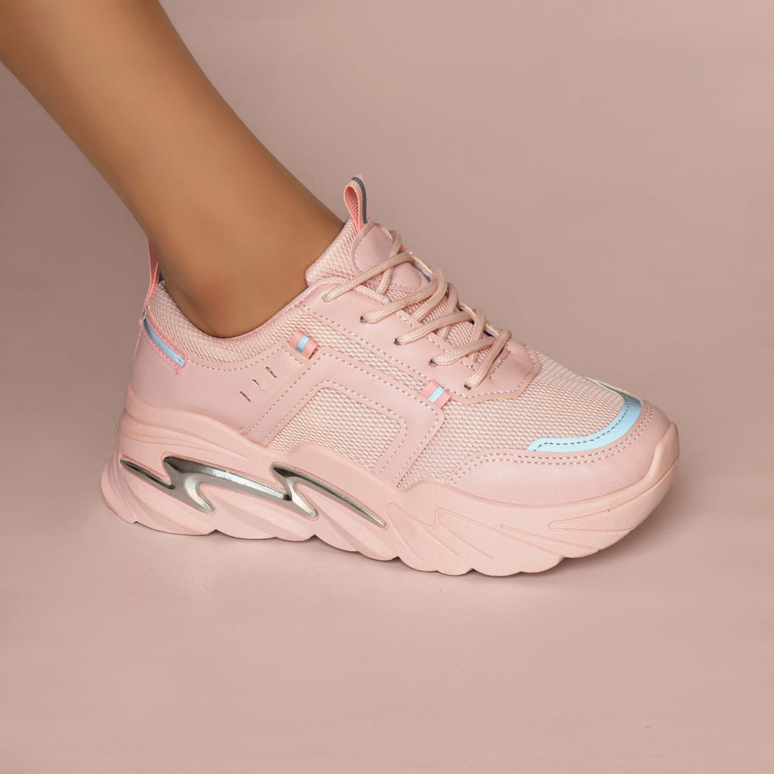 Women's Sneakers Fashion Chunky Sole Sports Joggers High Heel Casual vulcanize Shoes for Girls