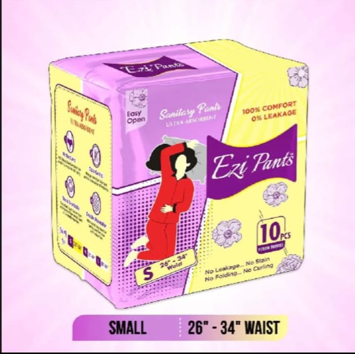 EZI PANTS SANITARY PADS LADIES PERIOD PANTY 10 pcs