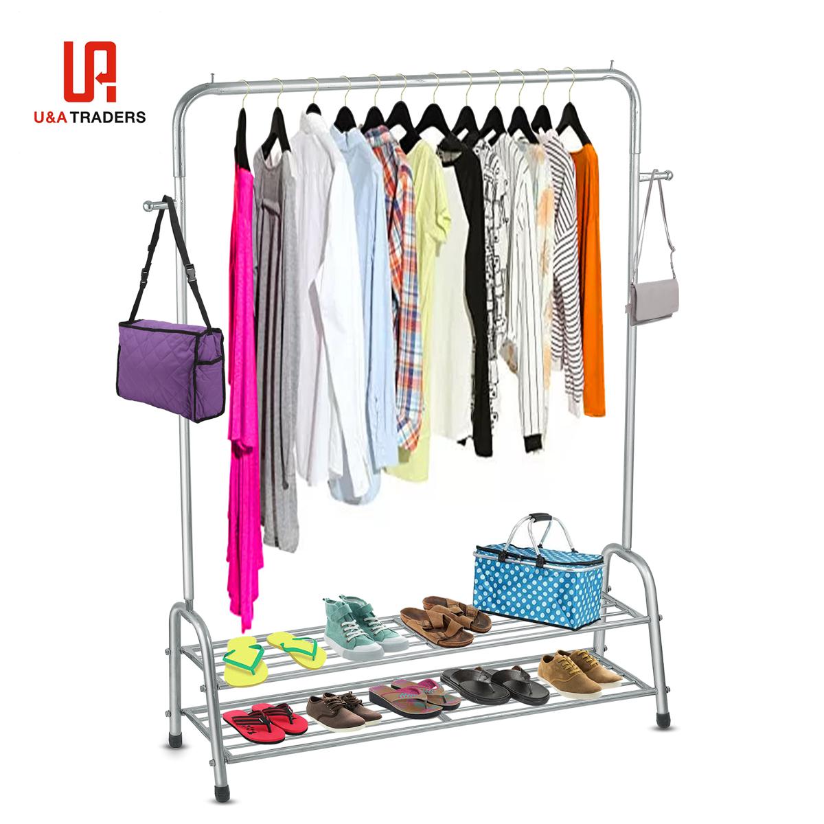 Best Quality Cloth hanging stand/ Double Shoes Rack Stand / Garments Stand/ Purse and Accessories Hanging stand/ Boutique Display stand rack for your Home and Garments shop