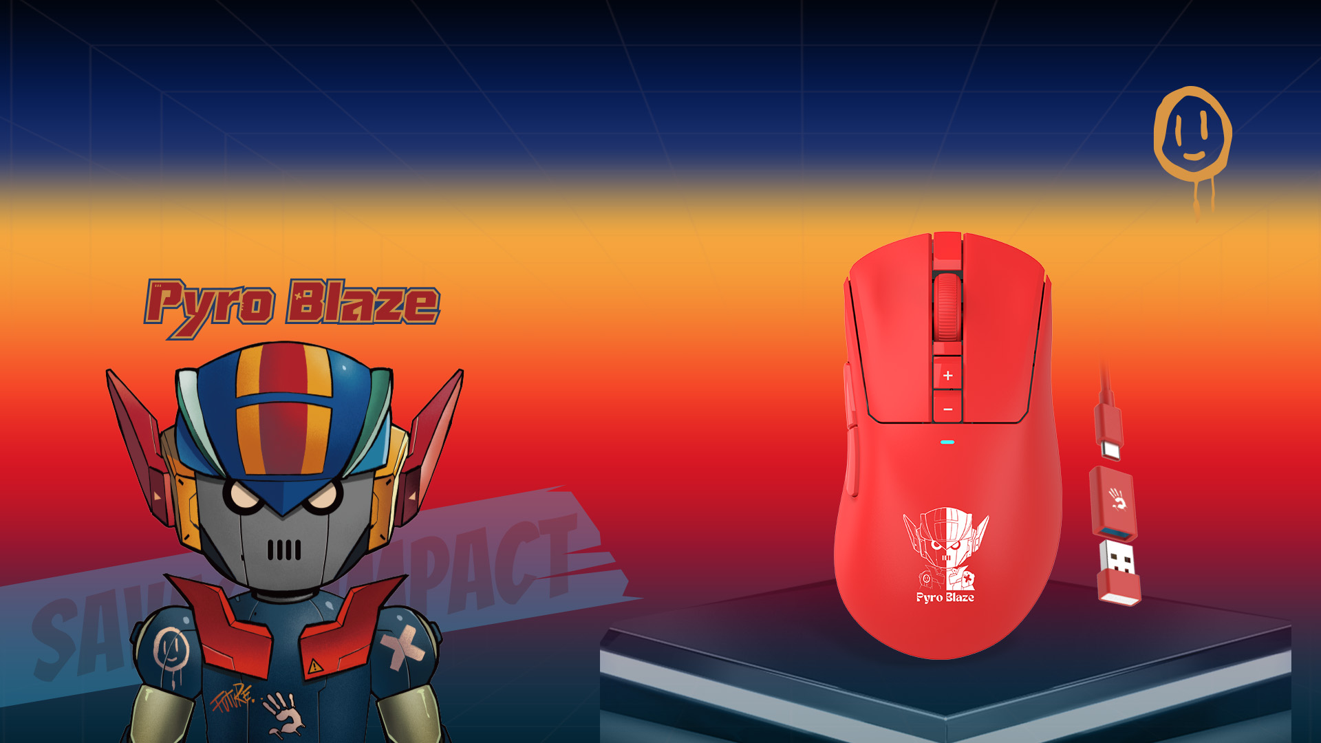 A4Tech Bloody R73 Ultra Pyro Blaze Dual Mode Wireless Gaming Mouse 2.4G Rechargeable 20000 CPI Resolution 12 1009340387e7720cd6064d386526261a