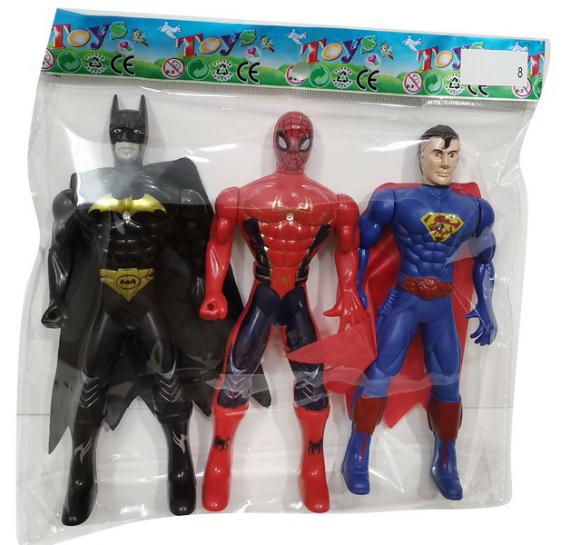 3 Pcs Super Hero Avenger Toys Set for Kids