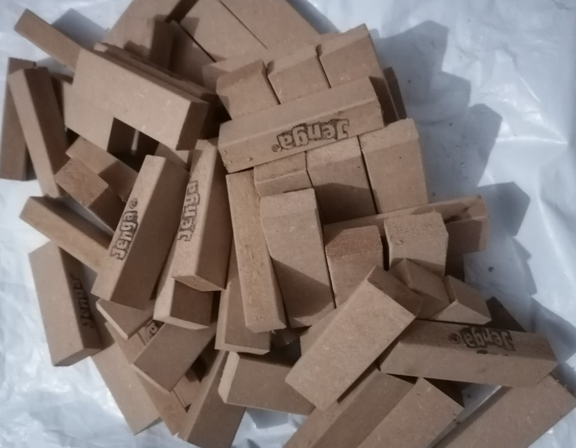 Hasbro Gaming Jenga Tower Wooden Blocks Game - Wood Toy