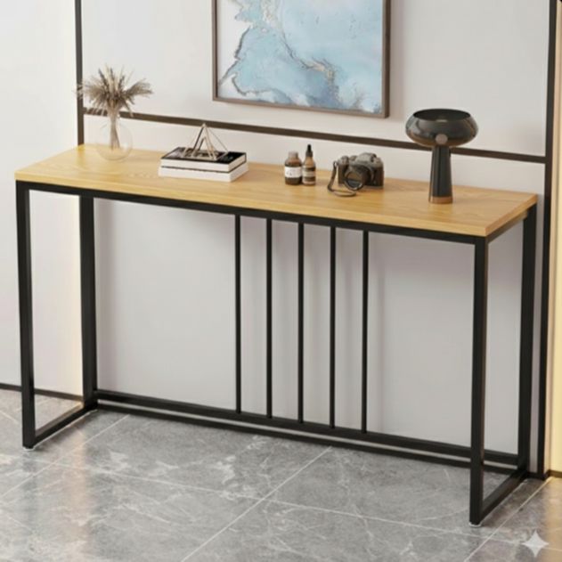 Luxury Golden Metal Console Table with Marble Top | Modern Entryway & Hallway Console Table for Living Room & Bedroom