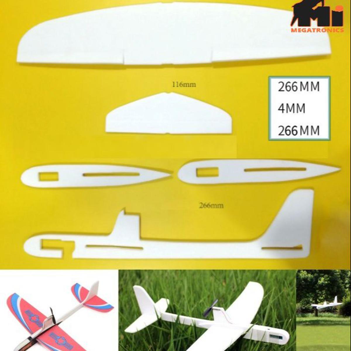 Capacitor Hand Throwing Free-flying Glider Airplan