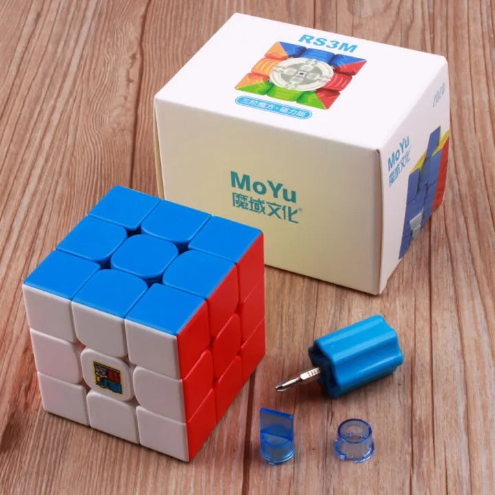 Odeez Moyu 3x3 RS3M Magnetic Rubik Cube Speed Cube Stickerless Magic Cube 3D Puzzle Toy