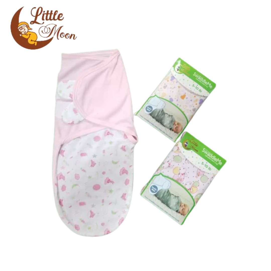 LittleMoon Infant Newborn Baby Hoodie Blanket/Swaddle Super Soft Newborn Baby Infant Swaddle Wrap Sheet - Multicolor