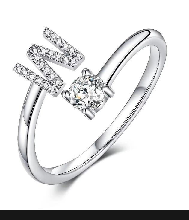 metal ring,alphabate ring,customize ring,girls ring,trending accessories,trending ring,a to z alphabet ring ,initial ring,name ring,letter ring,personalized ring,adjustable ring ,charm ring,band ring,zircon ring