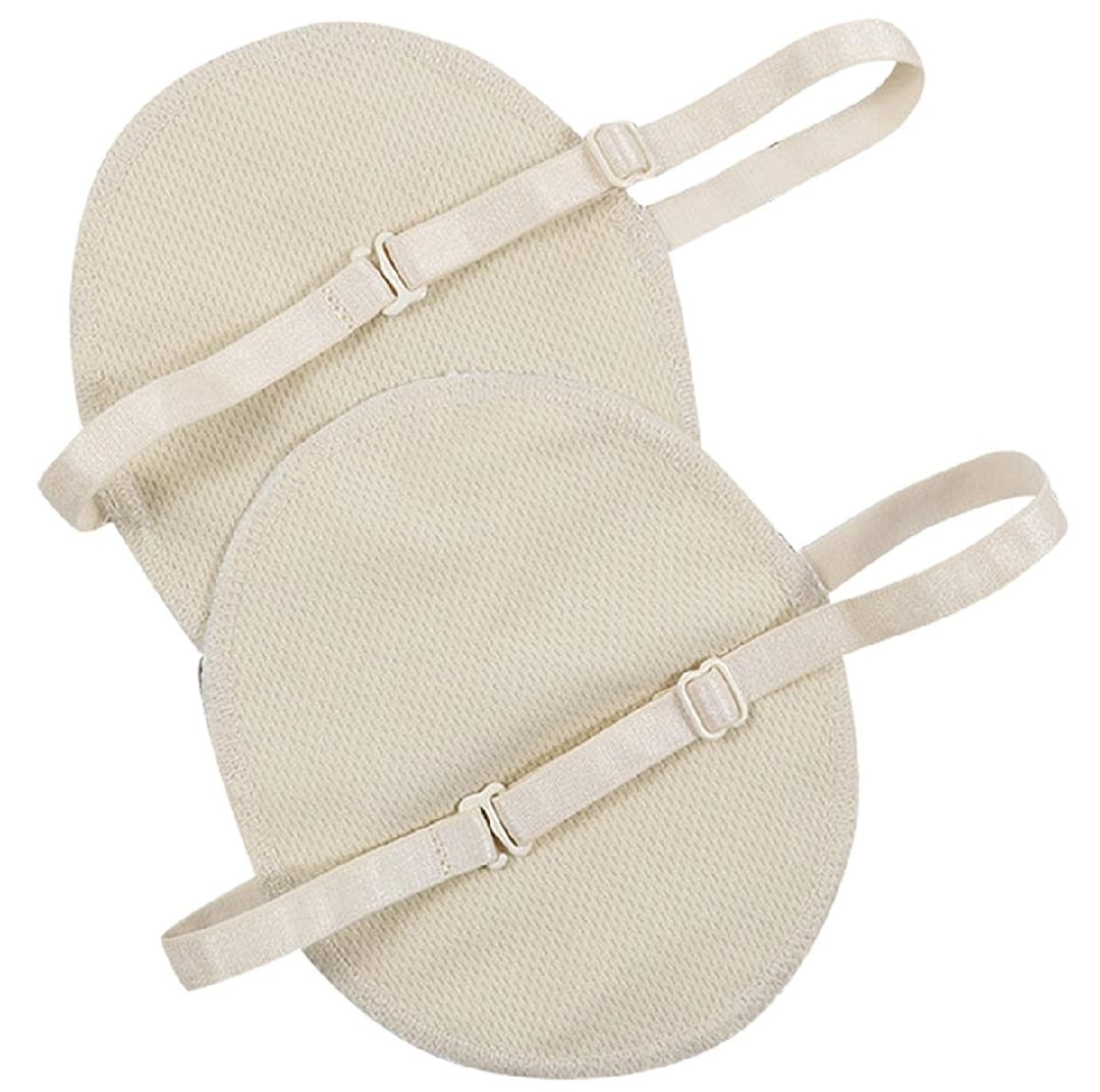 ZERI AND MERI 1Pair Underarm Sweat Shield Pad Washable Armpit Absorbing Sweat Guards Strap