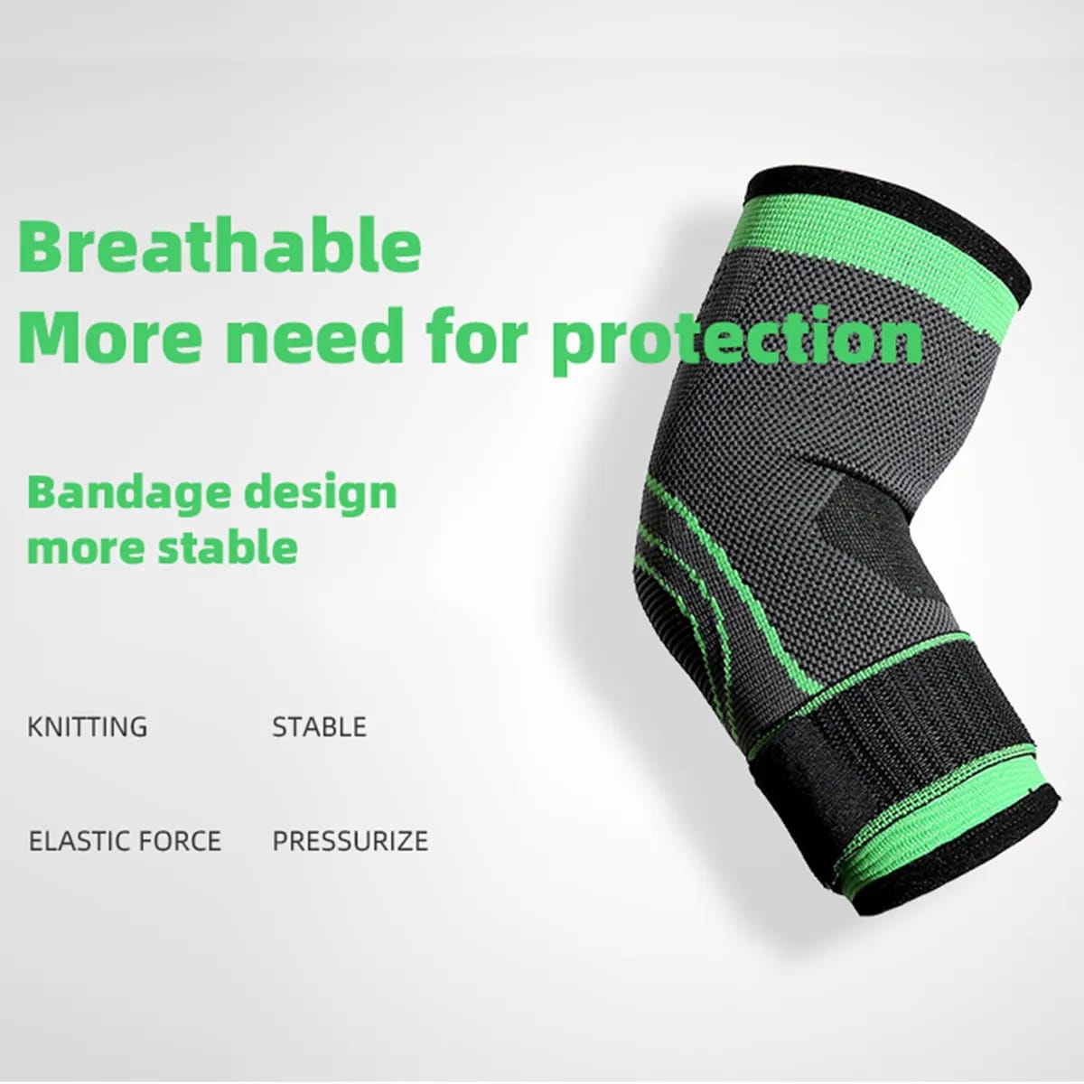 1 PC Elbow Support for Men, 1Pack Elbow Brace Women Compression Arm Sleeve for Tennis Elbow, Golfers Elbow, Arthritis, Weightlifting, Tendonitis, Forearm Support