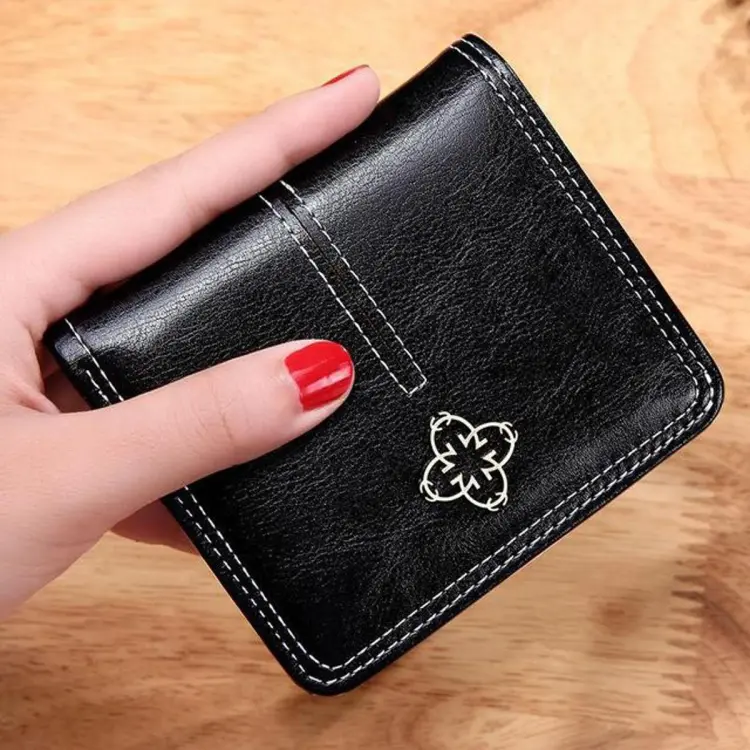 Fashion Women's Pu Leather Long Wallets Sequins Patchwork Glitter Wallet  Coin Purse Female Wallets Girls Gifts Wholesale