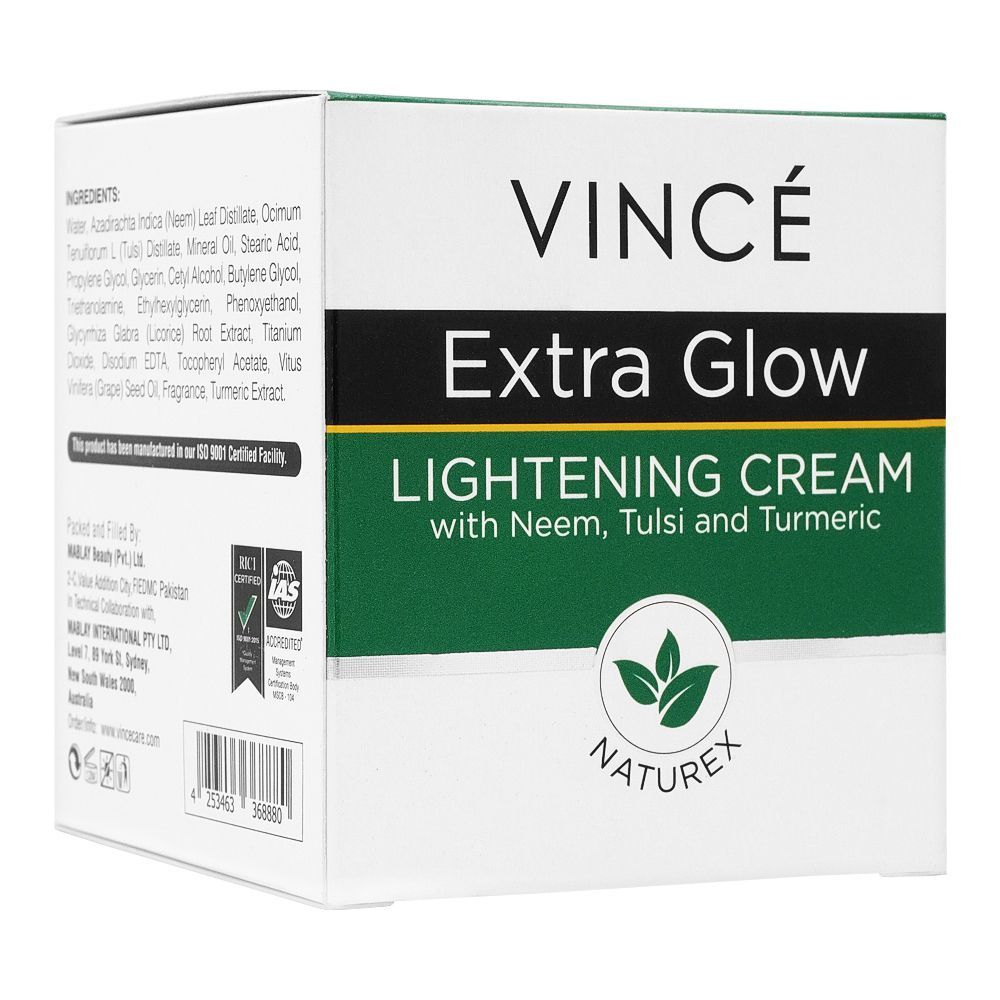 Extra Glow brightening Cream, With Neem, Tulsi And Turmeric | Moisturising Skin Care | 40ml