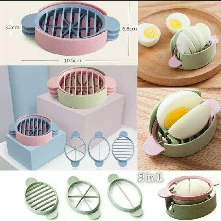 Egg Cutter DAISO SINGAPORE Egg Slicer, Egg Slicer Straw Soft Fruit