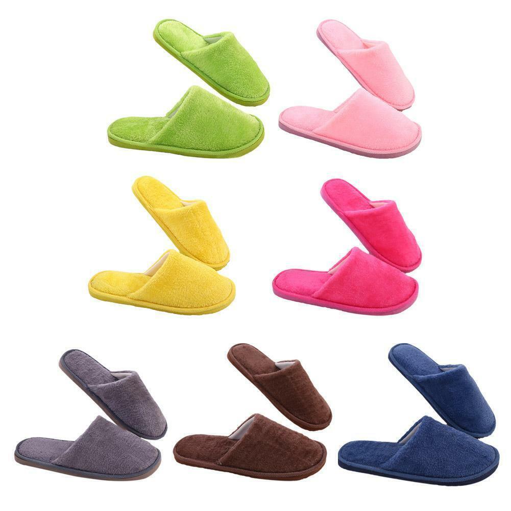 Black hawk High Quality Men Women Indoor Cotton Slipper - Anti-slip Plush Slipper Winter Warm Cotton Slipper