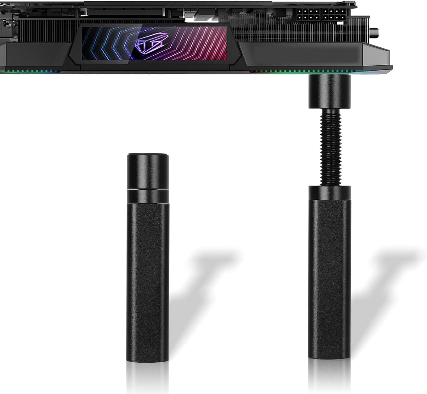 ENRG GPU Support Bracket Stand GPU Cable Management 4.73" GPU Support PC Graphics Card Support GPU Stand Anti GPU Sag Bracket Video Card Anti Sag GPU Holder Mini GPU Mount for Prevent Universal Graphics Card Stand - Adjustable Height
