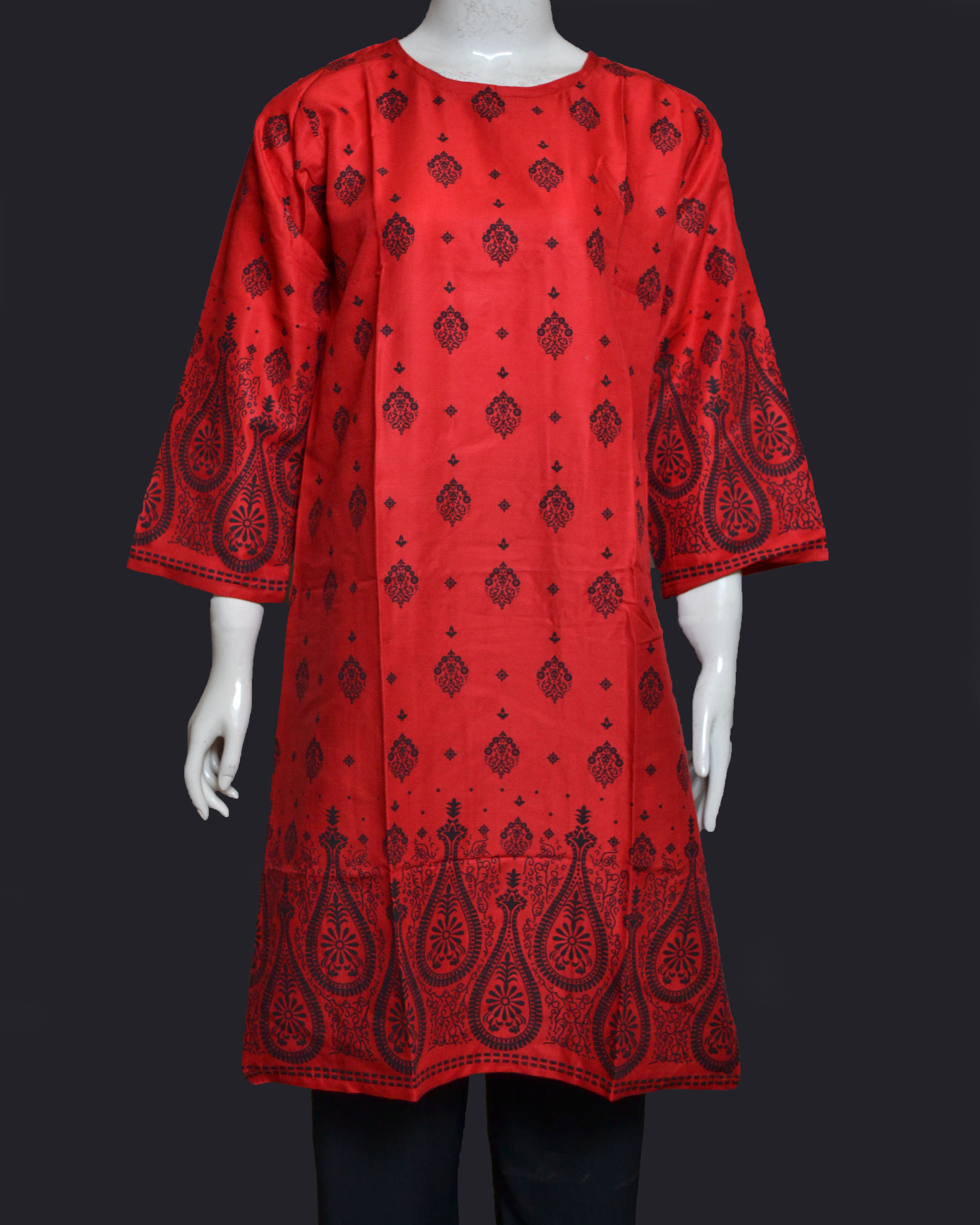 Printed Stitched Kurti For Ladies