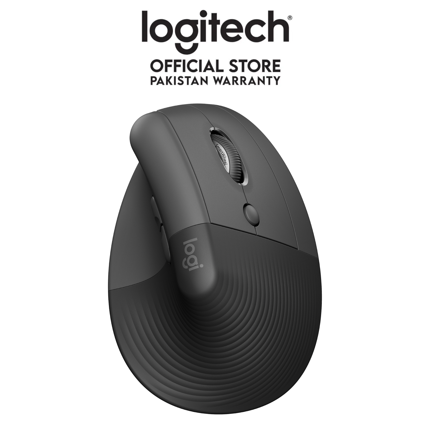 Logitech Lift Vertical Ergonomic Wireless Mouse Graphite