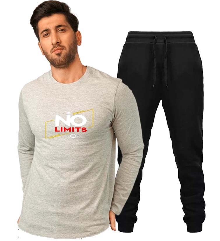 Summer Printed Tracksuit For Men & Boys - Soft & Comfortable Fabric T Shirt & Trouser Printed Tracksuit