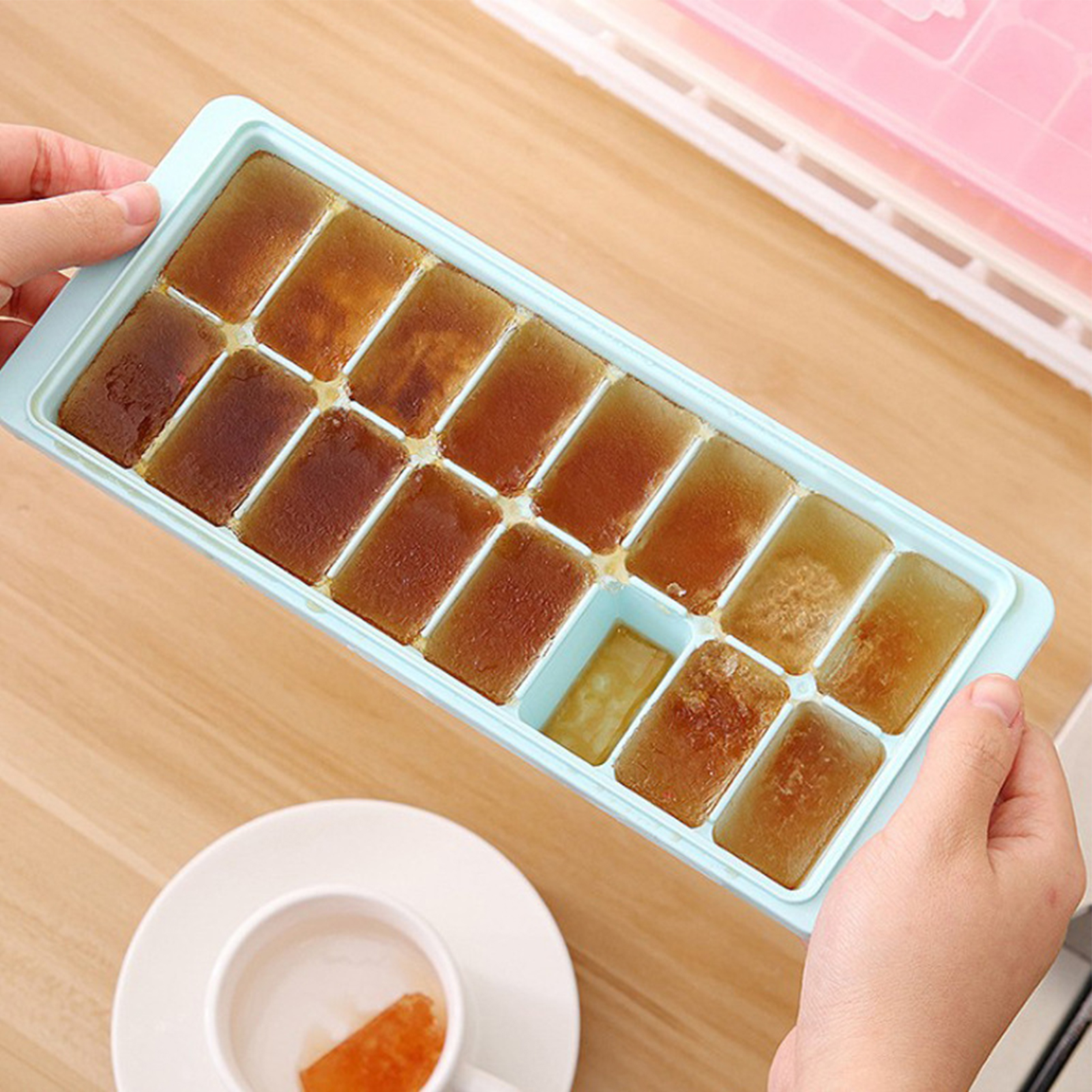 Ice Cube Plate Easy To Clean Food Grade Safe Ice Cube Mold 25 Ice Cube Plate Easy To Clean Food Grade Safe Ice Cube Mold