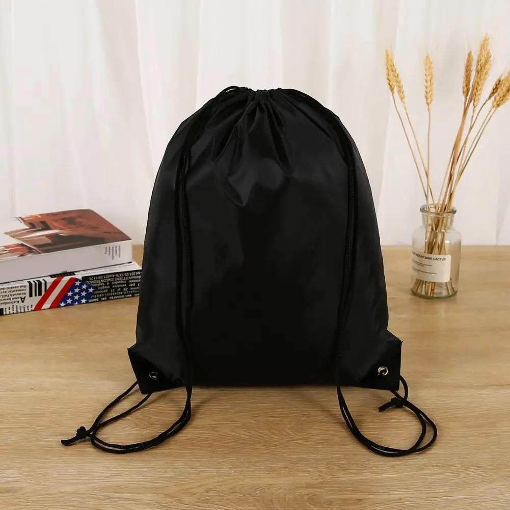 Drawstring Backpack Nylon For Boy and Girls Foldable Sports Gym Drawstring Tote Bag pack Sack For Men Women