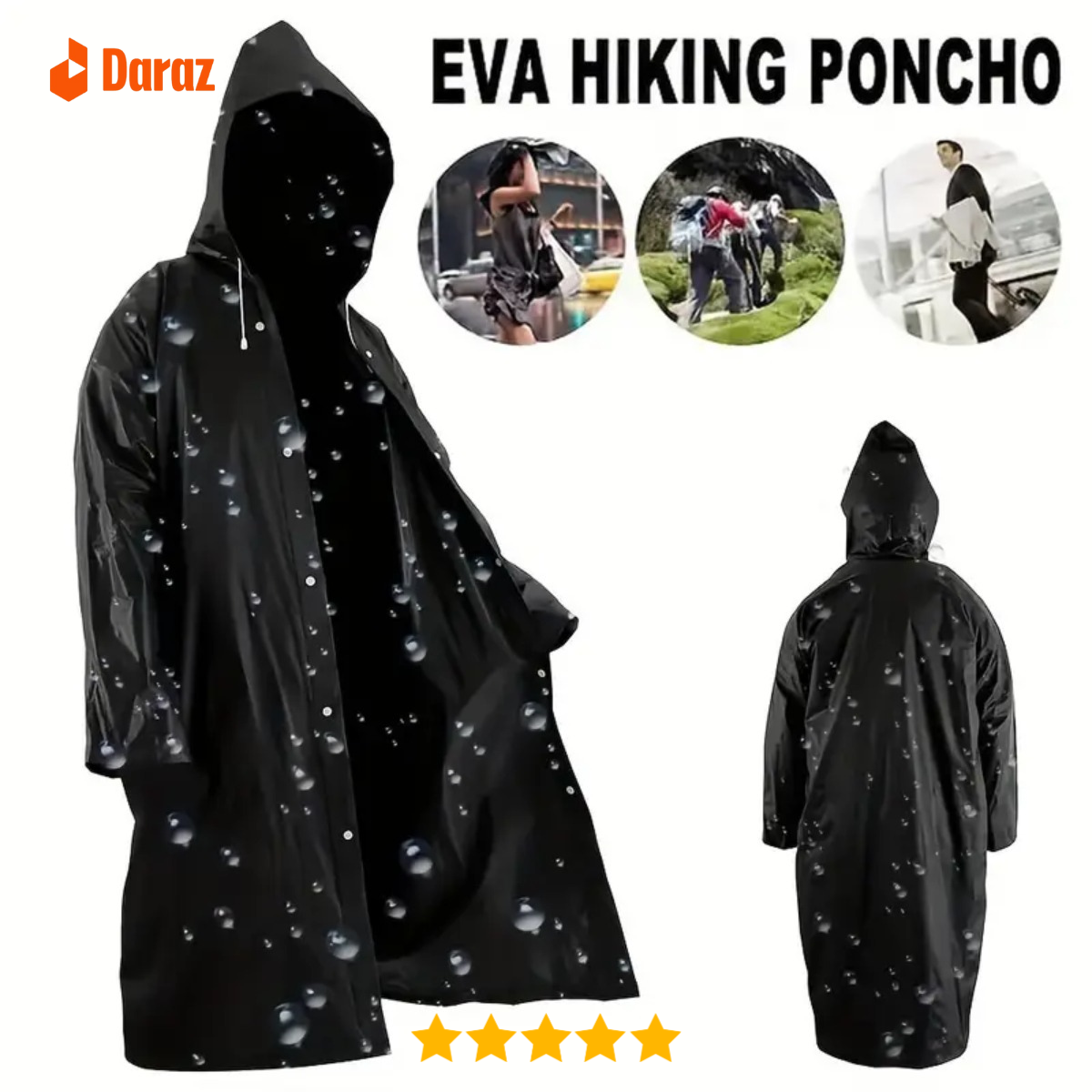 Premium Waterproof Parachute Rain Coat for Men & Women | Lightweight, Windproof & Durable Rainwear | High-Quality Parachute Material with Hood | Full Body Protection for Heavy Rain | Perfect for Bike Riding, Travel, Outdoor Work & Daily Use