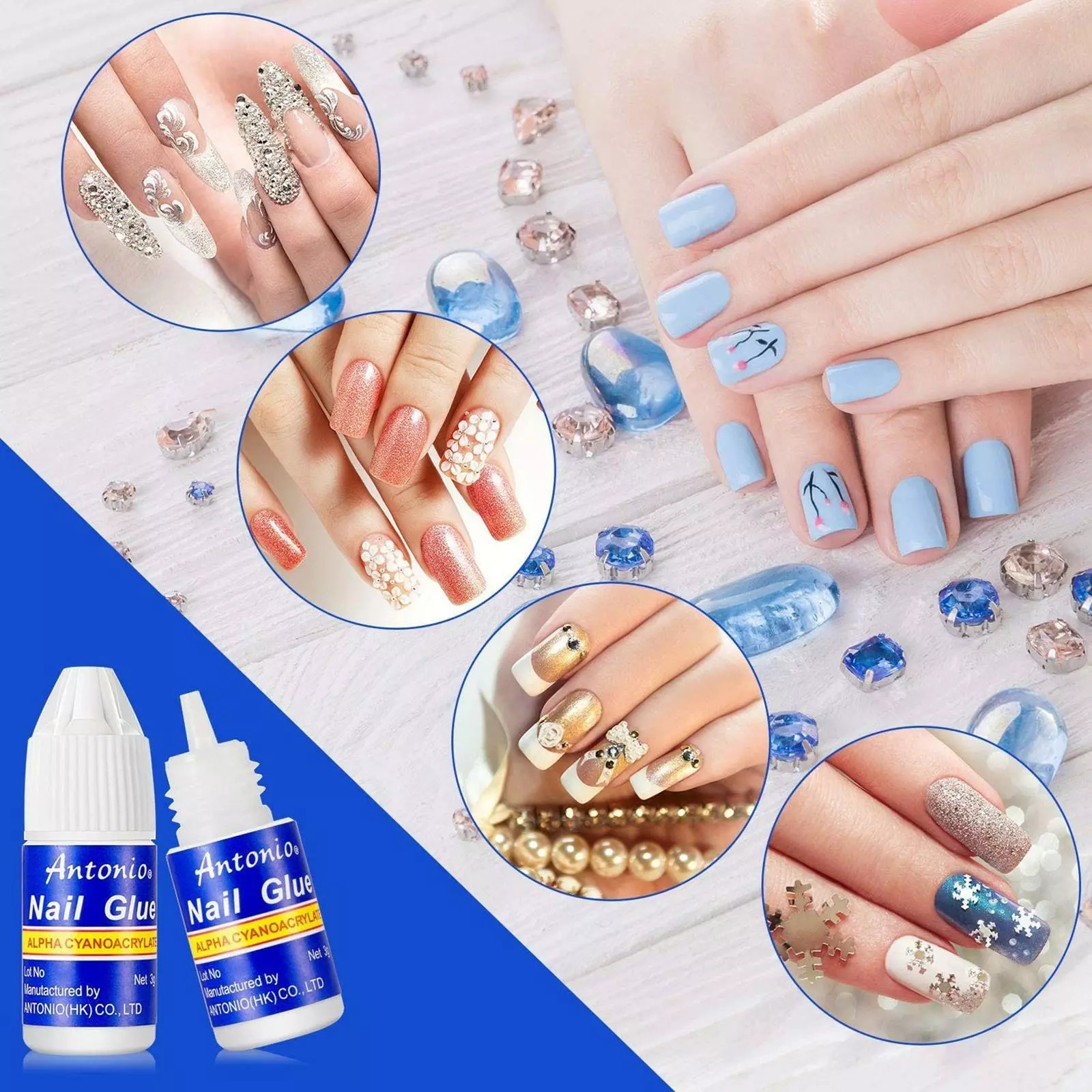 2 pcs Nail Glue For Nail Art And Nail Decoration