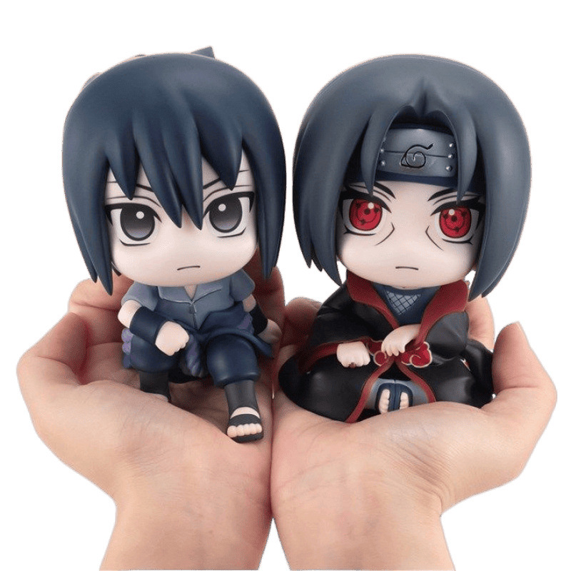 8cm New Naruto Anime Figure Model Sasuke & & Kakashi & Itachi Action Figure for Kid Children Gifts Character