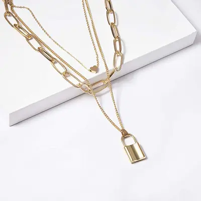 Long Gold Necklaces for Women Layered Necklaces for Women Long Chain  Pendant Necklace for Teen Girls