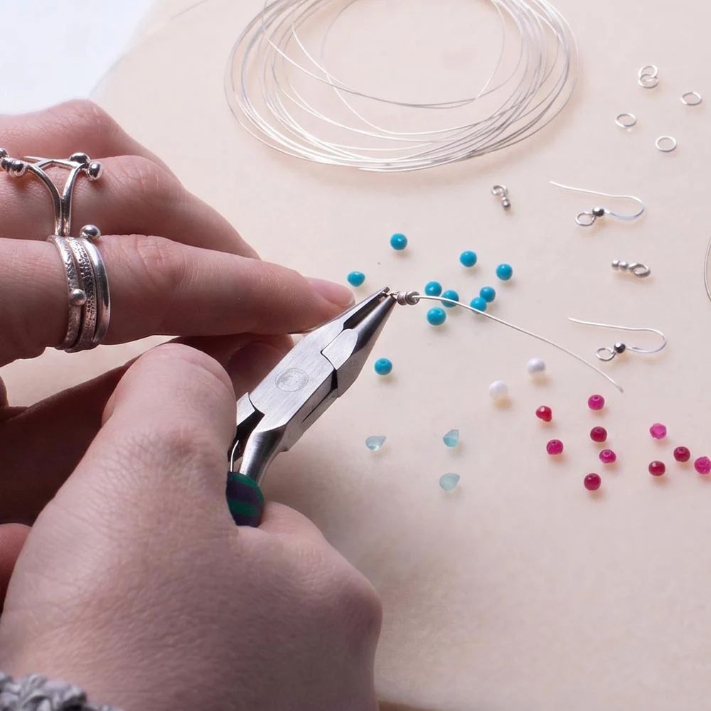 Jewelry Making Tools Pliers Cutter Nose Plier Chain Plier Side Cutter Bracelet Making General Crafts Tools Jewellery Tools & Equipments Arts & Crafts Tools Cutter Select Items Beading Tools Diy Arts & Craft Tools for Bracelet making b SAMS Arts & Crafts