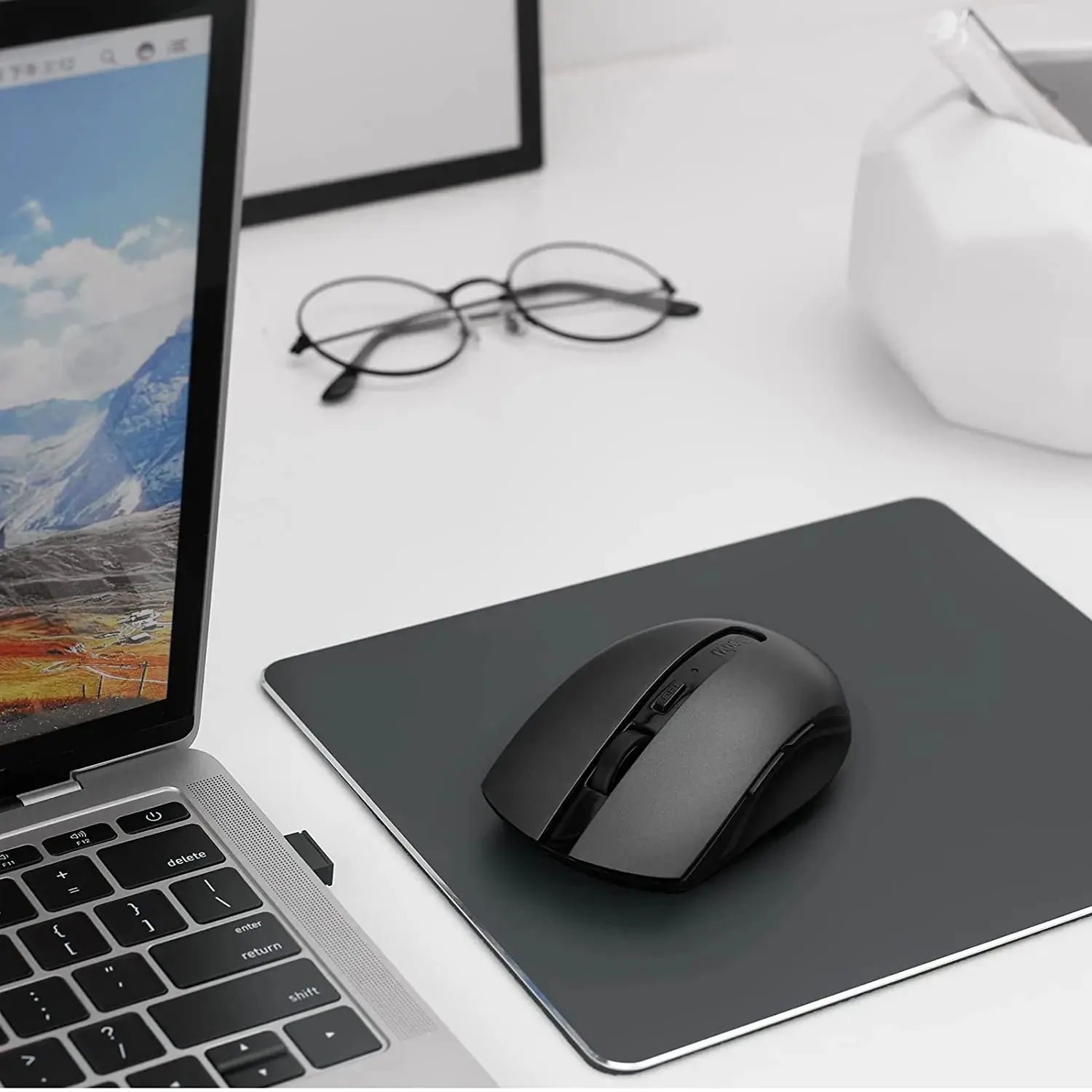 RAPOO M350 Silent Wireless Optical Mouse Black Bluetooth and 2.4G Dual Mode Connectivity Multi Devices 2400Dpi Adjustable 16 10fc60c0f0c0d61179f8757693d6020f