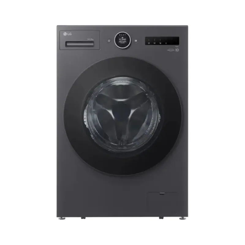 LG F0Z9DFPK4 Front Load Automatic Washer Dryer – 17.5KG Wash / 10KG Dry AI DD Inverter with TurboWash 360 & Steam+