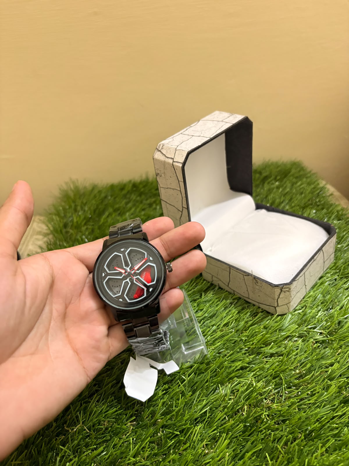 SKMEI 1787 - Rotating Wheel Rim Watch For Men's