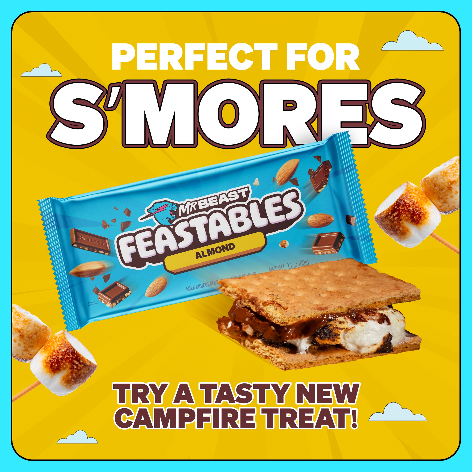 Feastables MrBeast Milk Chocolate Bar, 2.1 oz (60g), 1 Count | Daraz.pk