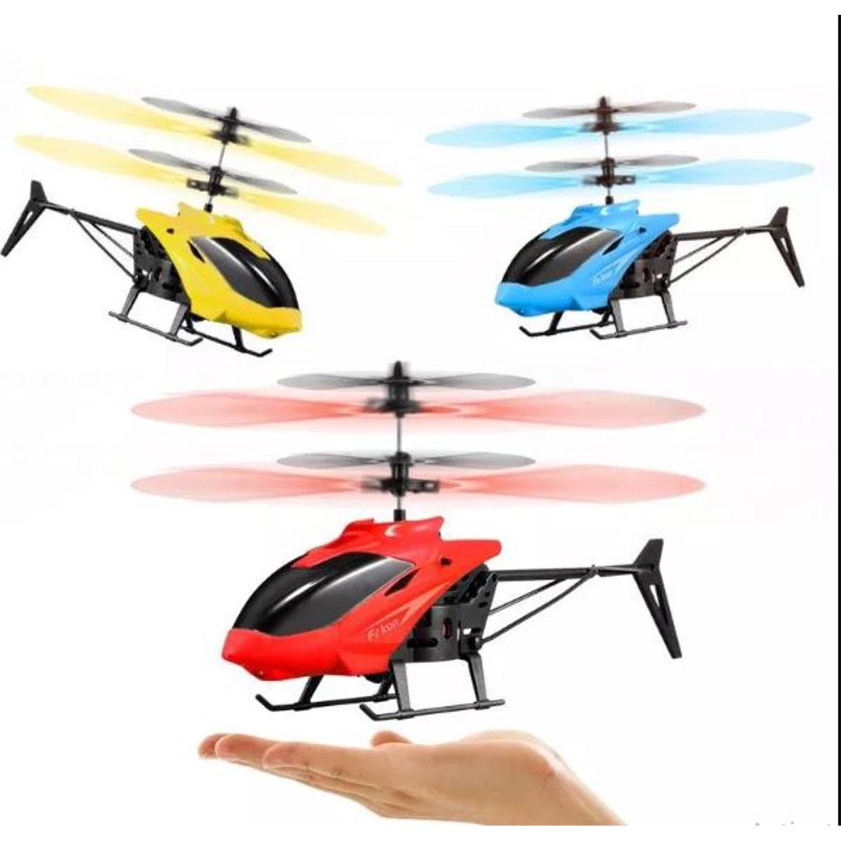 Flying helicopter with USB Charging Cable Rechargeable Hand sensor helicopter Gesture control helicopter Mini drone