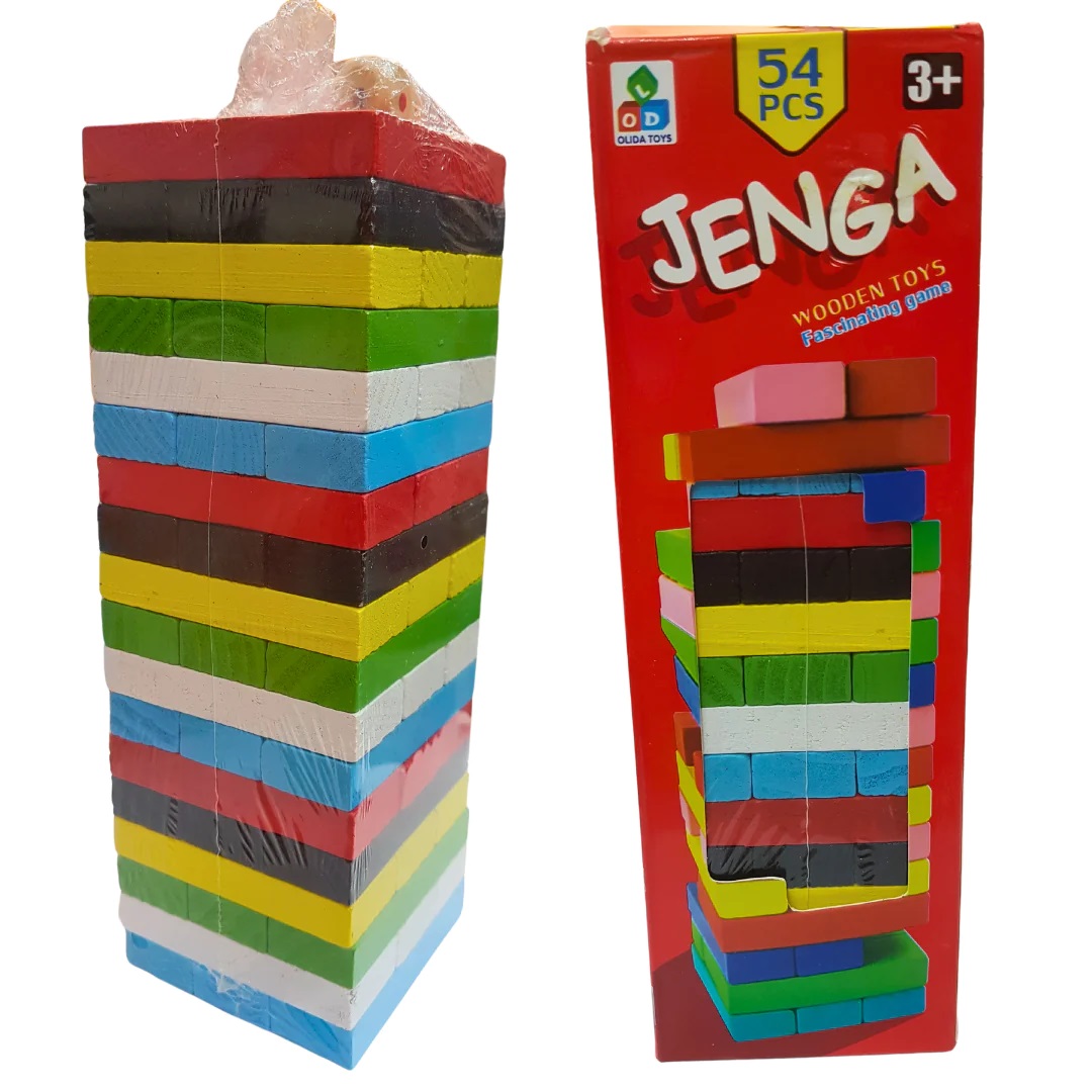Wood Block Mini Jenga 48 Pcs Stacking Mini Tower KS