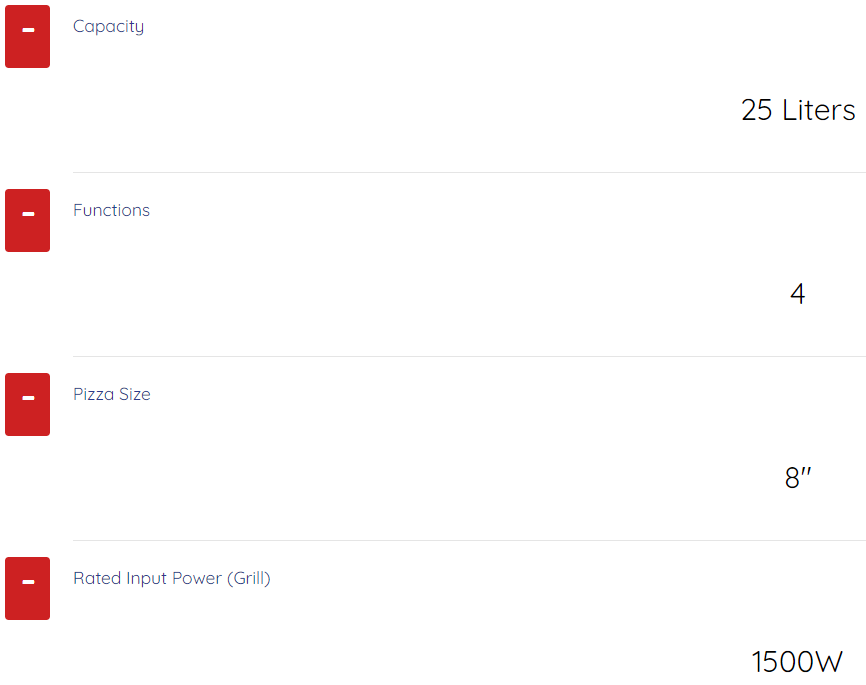 Dawlance Electric Oven Dwmo 2515 With Recipe Book