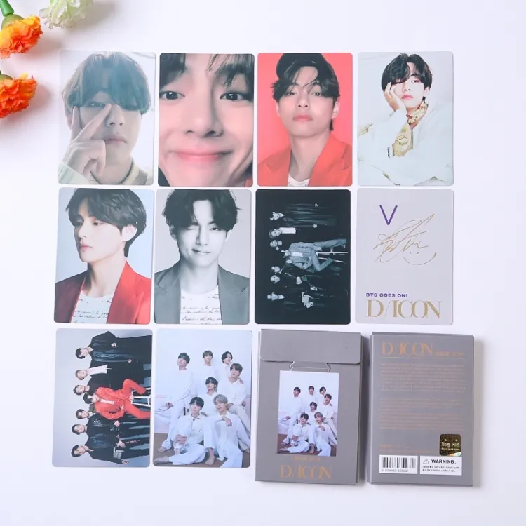 9pcs/set KPOP bts 2021 dicon Lomo Cards Photocard Collectibles