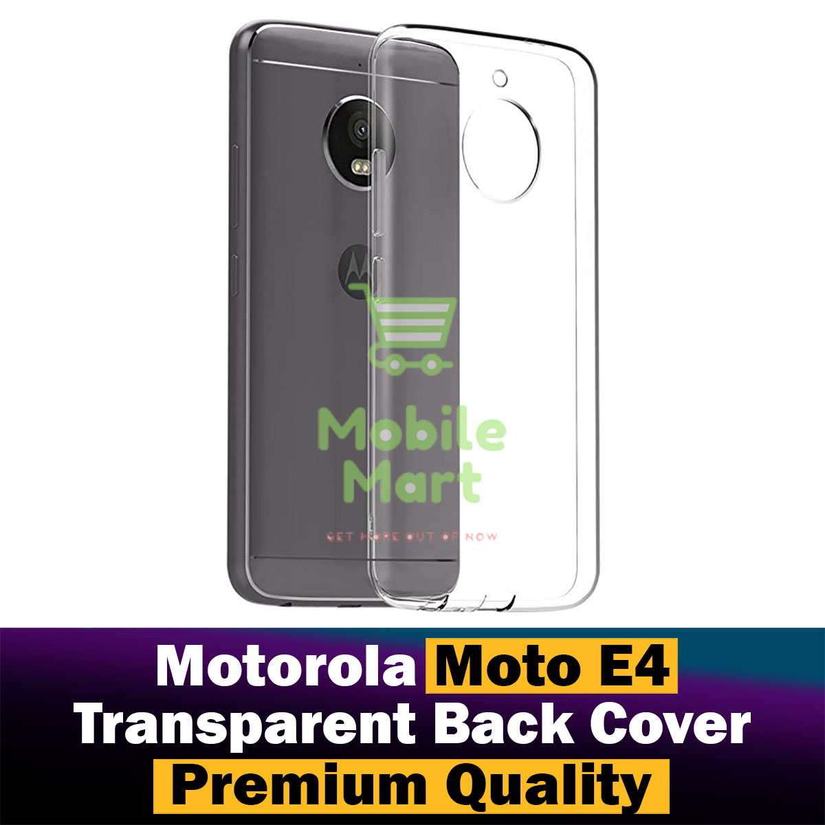 moto e4 back cover