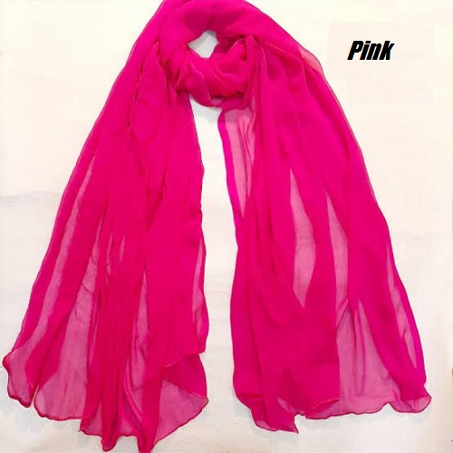 Crincle Chiffon dupatta for girl & women  Chiffon Scarves Women Plain Neck Wrap Scarf Girls Headscarf Soft Headwrap